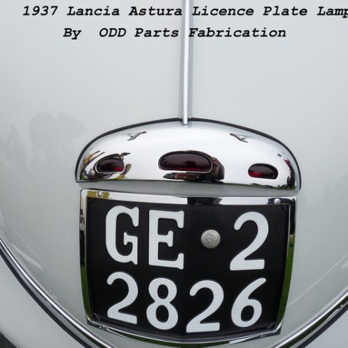 1937 Lancia Astura Licence Plate Lamp