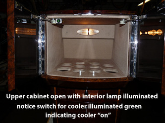 Upper Cabinet With Interior Lamp
